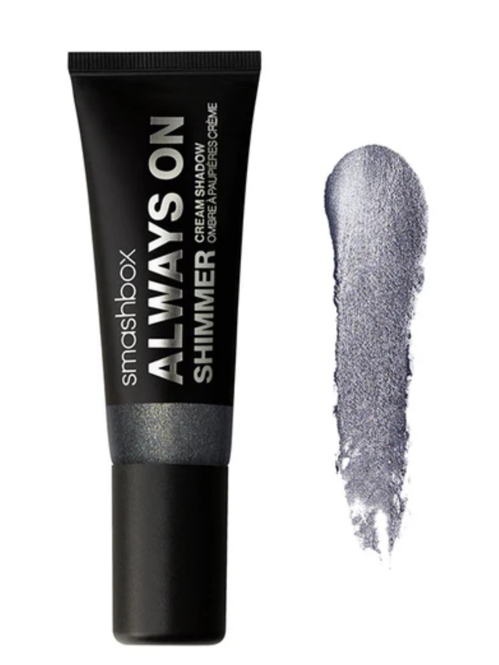 Smashbox Always On Shimmer Cream Shadow in Charcoal Shimmer 10ml BRAND NEW